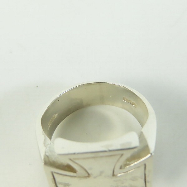 実際に弊社で買取させて頂いたCRAZY PIG/クレイジーピッグ クロス リング/指輪 17号の画像 6枚目