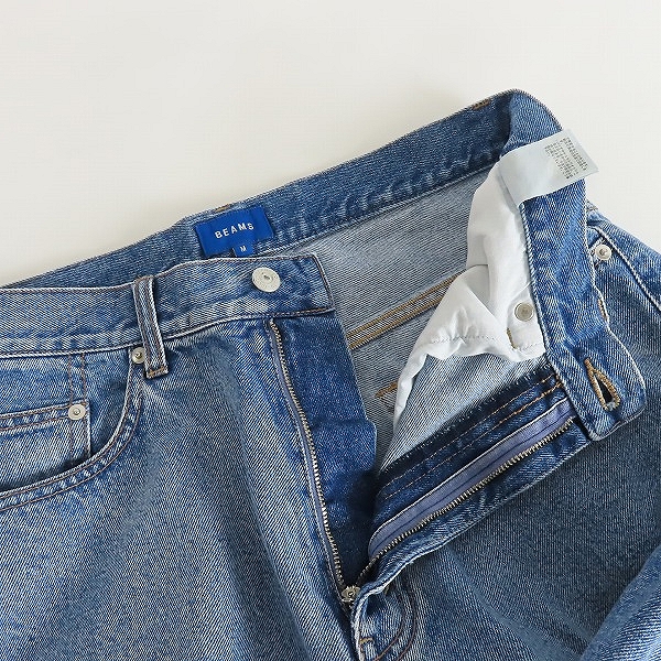 実際に弊社で買取させて頂いたBEAMS/ビームス バギーテーパードデニムパンツ 11-21-0598-791/Mの画像 2枚目