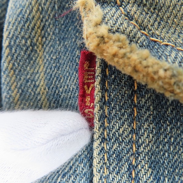 実際に弊社で買取させて頂いたLevi's/リーバイス 506XX VINTAGE CLOTHING 2003年製/日本製/1stモデル/BIG E デニムジャケット/Gジャン 70506/42の画像 3枚目
