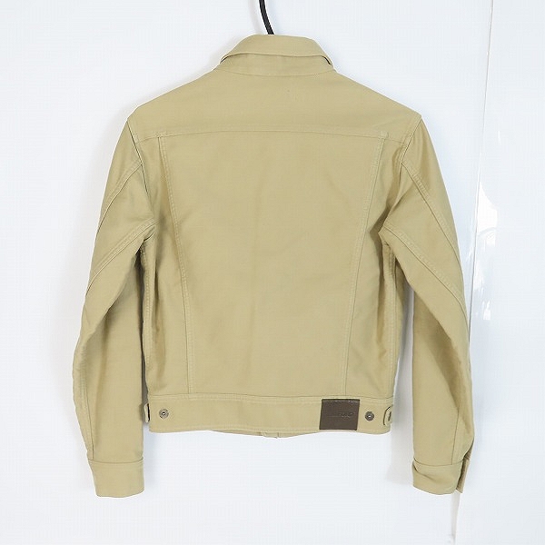 実際に弊社で買取させて頂いたTOM FORD/トムフォード コットン ジップアップ ブルゾン ベージュ BW028-TF0301/46の画像 1枚目