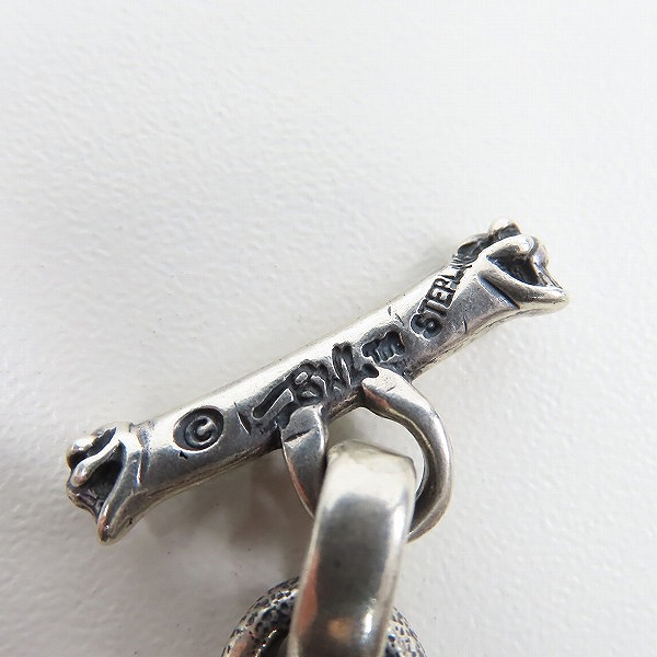 実際に弊社で買取させて頂いたBWL/Bill Wall Leather/ビルウォールレザー スクエアチェーンリンクブレスレット w/イーグルヘッドの画像 7枚目