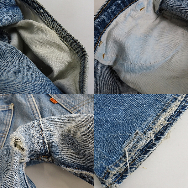 実際に弊社で買取させて頂いたLevi's/リーバイス 刻印8 オレンジタブ スモールe デニムパンツの画像 8枚目