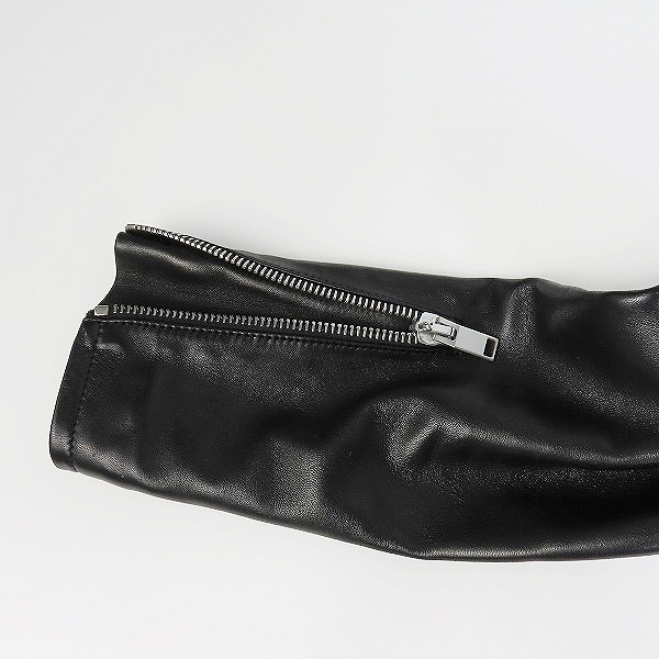 実際に弊社で買取させて頂いた【JPタグ】SAINT LAURENT PARIS/サンローランパリ 16SS ラムレザー ダブル ライダースジャケット L01O 397290 Y5YA1/42の画像 7枚目