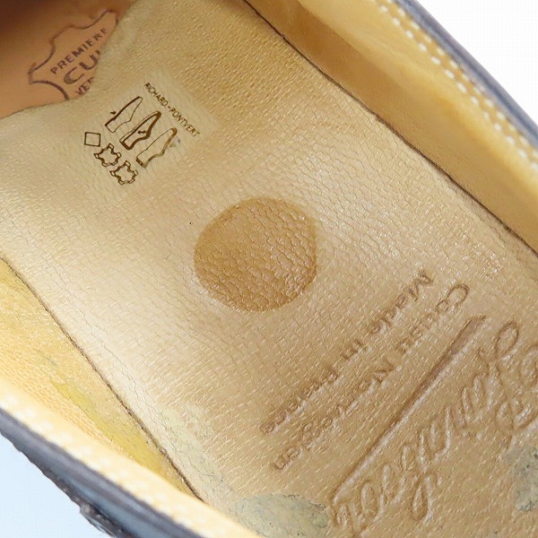 実際に弊社で買取させて頂いたParaboot/パラブーツ アヴィニョン/Avignon/Uチップレザーシューズ/8の画像 6枚目