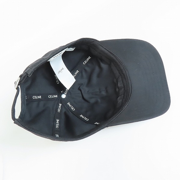 実際に弊社で買取させて頂いた【JPタグ】CELINE/セリーヌ ロゴ刺繍 ベースボール キャップ 2AUS9242N/Lの画像 5枚目