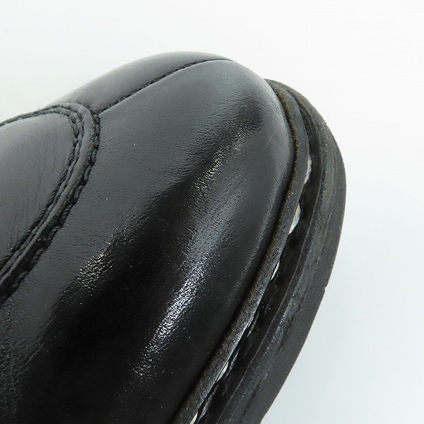 実際に弊社で買取させて頂いたParaboot/パラブーツ AVIGNON/アヴィニョン レザーシューズ ブラックの画像 8枚目