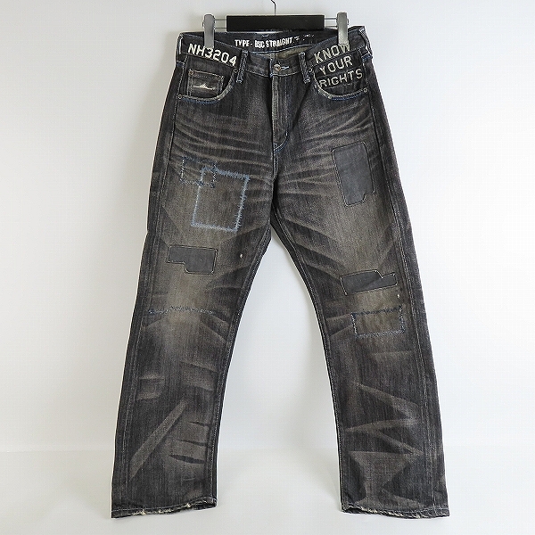 実際に弊社で買取させて頂いたNEIGHBORHOOD/ネイバーフッド S GLORY SAVAGE BASIC ヴィンテージ加工ストレートデニム 101DCNH-PTM12/S