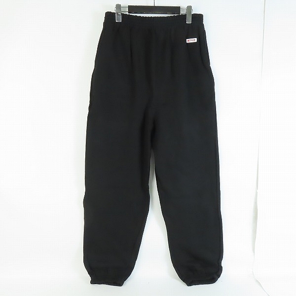 実際に弊社で買取させて頂いた【未使用】BEAMS×NETFLIX/ビームス×ネットフリックス ロゴ スウェットパンツ/L