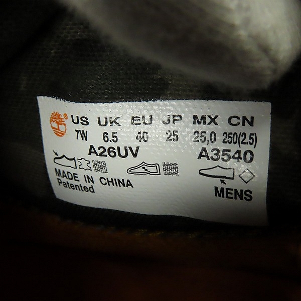 実際に弊社で買取させて頂いたTimberland/ティンバーランド PREMIUM ROLL TOP BOOT プレミアム ロールトップ ブーツ/25.0の画像 5枚目