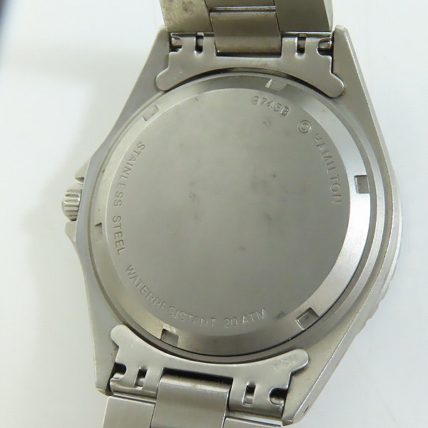 実際に弊社で買取させて頂いたHAMILTON/ハミルトン Khaki/カーキ 腕時計 9745B【動作未確認】の画像 4枚目