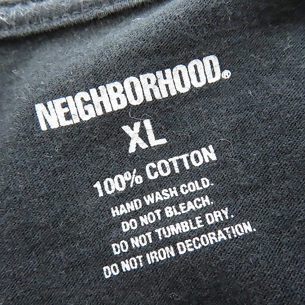 実際に弊社で買取させて頂いたNEIGHBORHOOD/ネイバーフッド ロゴ プリント 長袖 Tシャツ/XLの画像 2枚目