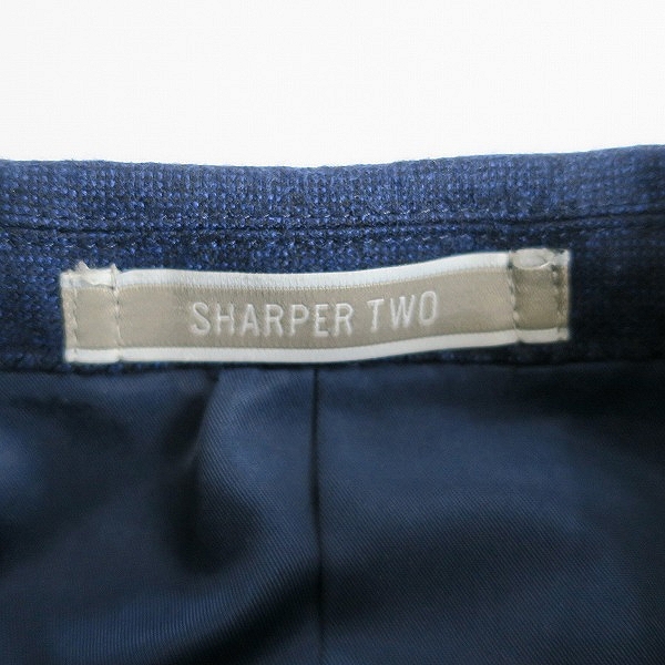 実際に弊社で買取させて頂いたnano universe/ナノユニバース SHARPER TWO セットアップ ジャケット/パンツ 44の画像 2枚目