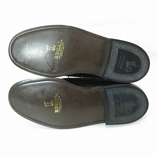 実際に弊社で買取させて頂いたREGAL/リーガル ウイングチップ レザー シューズ ブラック 2589/24.5の画像 2枚目