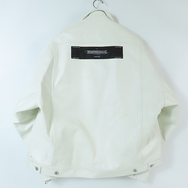 実際に弊社で買取させて頂いたJULIUS/ユリウス バックパッチ オーバーサイズ レザーダブルライダースジャケット の画像 1枚目