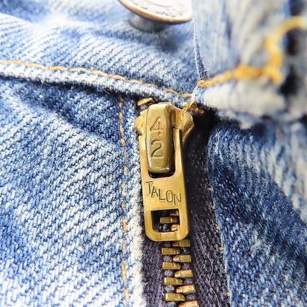 実際に弊社で買取させて頂いたLevi's/リーバイス 刻印8 オレンジタブ スモールe デニムパンツの画像 6枚目