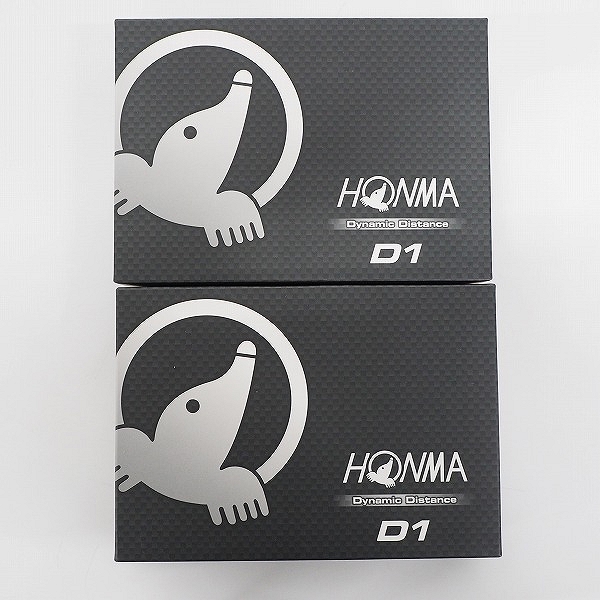 実際に弊社で買取させて頂いた【未使用】HONMA/ホンマ D1 DYNAMIC DISTANCE ゴルフボール ホワイト 2ダース の画像 2枚目