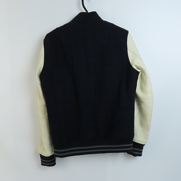 実際に弊社で買取させて頂いたSHIPS JET BLUE/シップスジェットブルー 袖レザー切替スタジャン 124-05-0151/Mの画像 1枚目