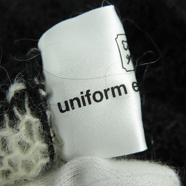 実際に弊社で買取させて頂いたユニフォームエクスペリメント MOHAIR BORDER CREWNECK KNIT/モヘアボーダークルーネックニット UE-212052/3の画像 3枚目