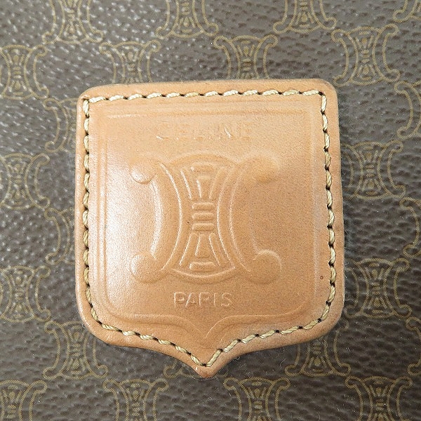 実際に弊社で買取させて頂いたCELINE/セリーヌ マカダム柄 ハンドバッグ/ミニボストンバッグ PVCレザーの画像 4枚目