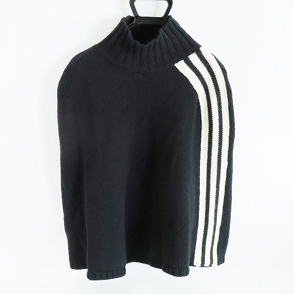 実際に弊社で買取させて頂いたY-3/ワイスリー アディダス×ヨウジヤマモオト ハイネック ポンチョ ニット 742700 AYW001/S