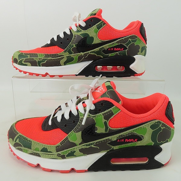 実際に弊社で買取させて頂いたNIKE×atmos/ナイキ×アトモス AIR MAX 90 DUCK CAMO エアマックス90 ダックカモ CW6024-600/26の画像 3枚目