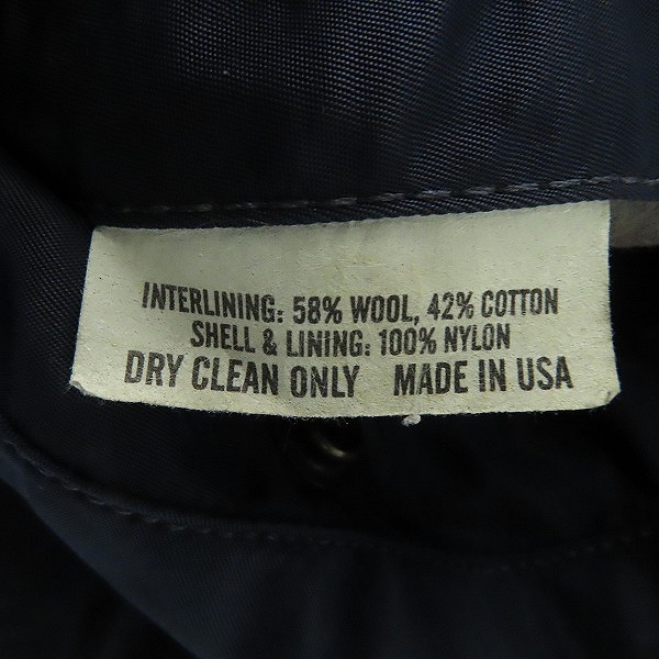 実際に弊社で買取させて頂いたALPHA INDUSTRIES/アルファインダストリーズ U.S. AIR FORCE B-15C フライトジャケット/ミリタリージャケット/40の画像 4枚目