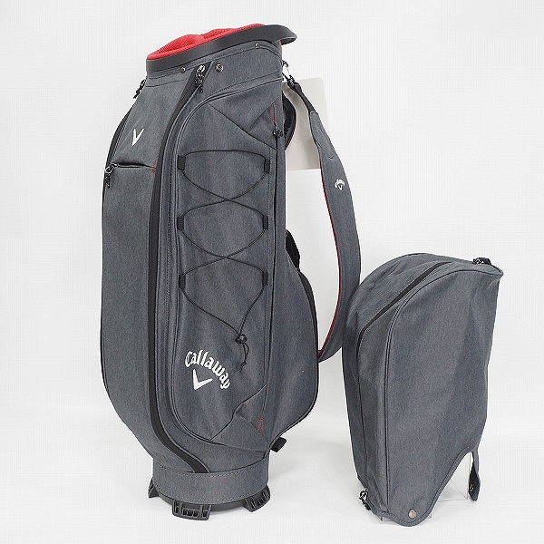 実際に弊社で買取させて頂いた【未使用】Callaway/キャロウェイ 5123229 アーバン 23 JM 9.5型 6分割キャディバッグ ブラックの画像 1枚目
