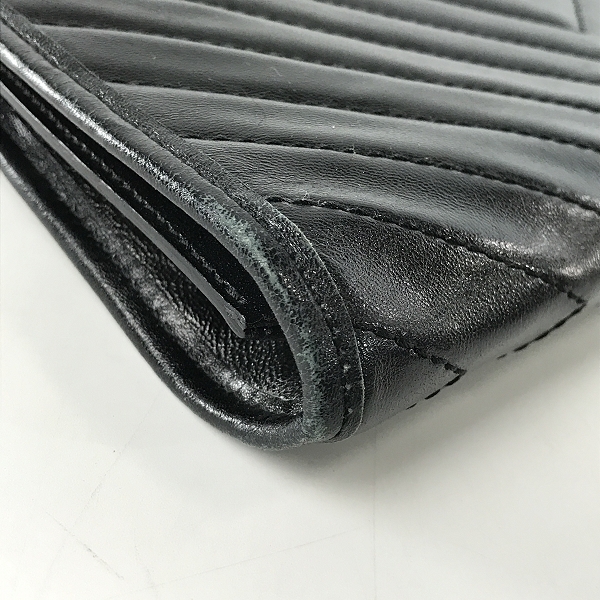 実際に弊社で買取させて頂いたYves Saint Laurent/イブサンローラン クラッチバッグ ブラックの画像 7枚目