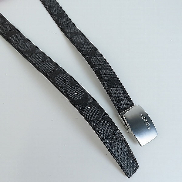 実際に弊社で買取させて頂いたCOACH/コーチ ミニシグネチャー レザーベルト の画像 2枚目