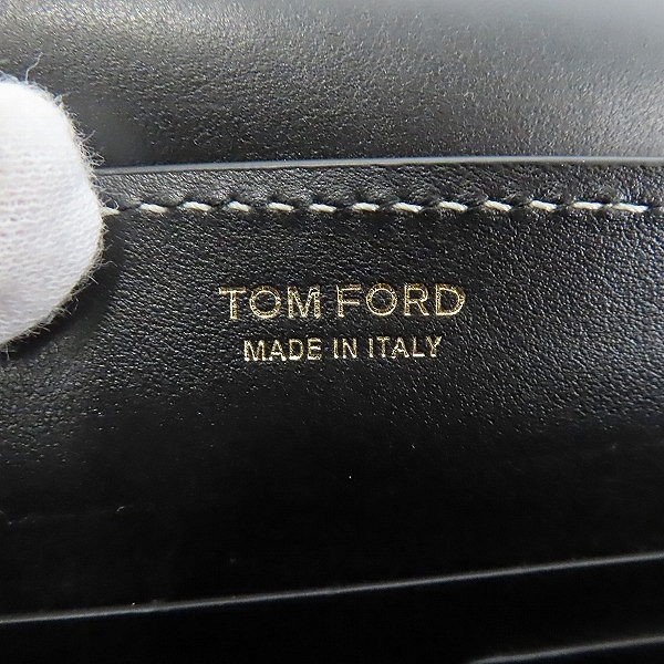 実際に弊社で買取させて頂いたTOM FORD/トムフォード PADLOCK CROSSBODY/パドロック クロスボディバッグ ブラック L1480T-LCL104の画像 6枚目