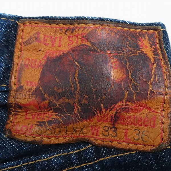 実際に弊社で買取させて頂いたLevi's/リーバイス S501xx 日本製 J22刻印大戦モデル復刻 ビッグE デニムパンツ 44501/W33L36の画像 3枚目