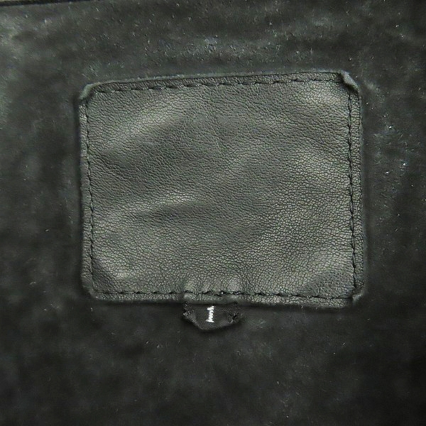 実際に弊社で買取させて頂いたISAMUKATAYAMA BACKLASH/バックラッシュ イタリーカンガルー パンチングレザージャケット 1977-01 /Sの画像 3枚目