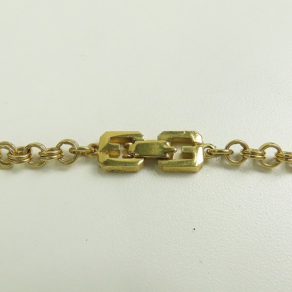 実際に弊社で買取させて頂いたGIVENCHY/ジバンシィ ロゴ リンクチェーンネックレス の画像 2枚目