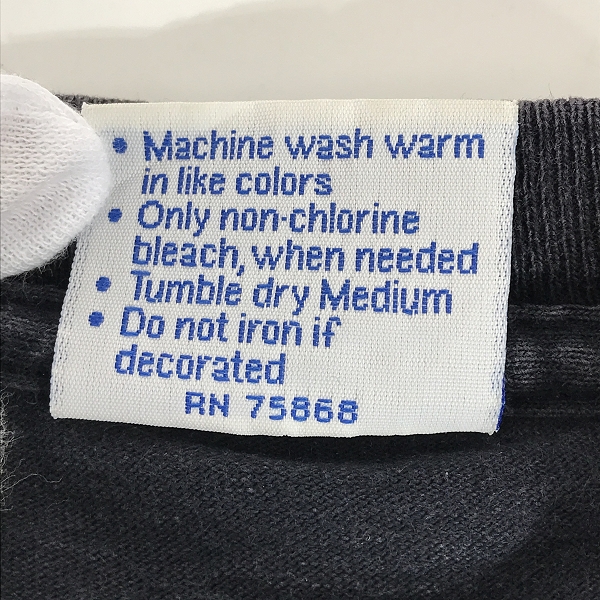 実際に弊社で買取させて頂いたBARBRA STREISAND/バーブラ ストレイサンド ALL SPORT 90s バンドTシャツ バンT/XLの画像 3枚目