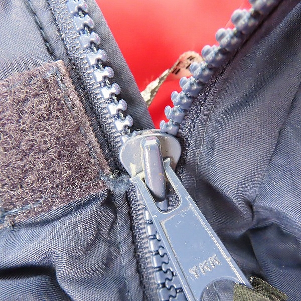 実際に弊社で買取させて頂いたColumbia Sportswear/コロンビアスポーツウェア 90Sヴィンテージ ハーフジップ ブルゾン ネイビー×レッド/Lの画像 6枚目