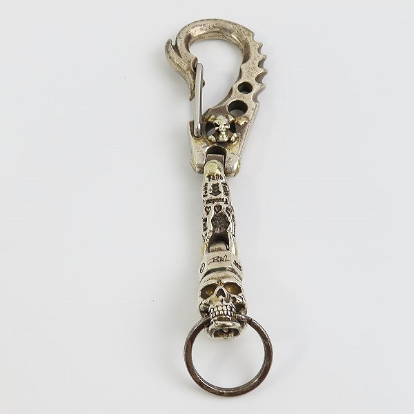 実際に弊社で買取させて頂いたBWL/ビルウォールレザー U-joint フィッシュフッククリップwスカル ゴールドサダーの画像 1枚目