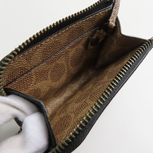実際に弊社で買取させて頂いたCOACH/コーチ L字ファスナー キーチェーン付きコインケースの画像 3枚目