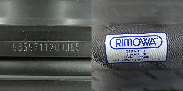 実際に弊社で買取させて頂いたRIMOWA/リモワ TOPAS STEALTH/トパーズ ステルス マルチホイール 4輪 985.97の画像 6枚目