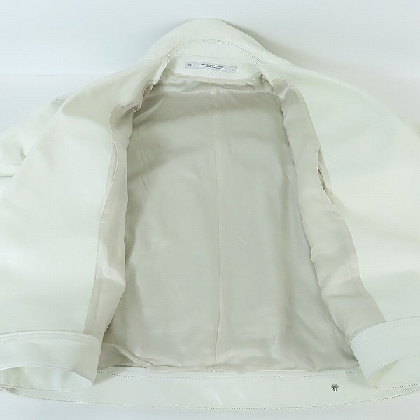 実際に弊社で買取させて頂いたJULIUS/ユリウス バックパッチ オーバーサイズ レザーダブルライダースジャケット の画像 6枚目