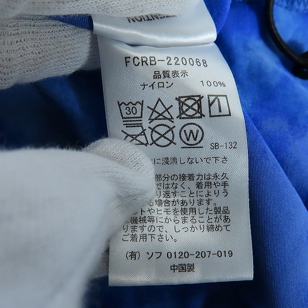 実際に弊社で買取させて頂いたF.C.Real Bristol/エフシーレアルブリストル 22SS/ナイロン フーデッド ブルゾン FCRB-220068/Mの画像 3枚目