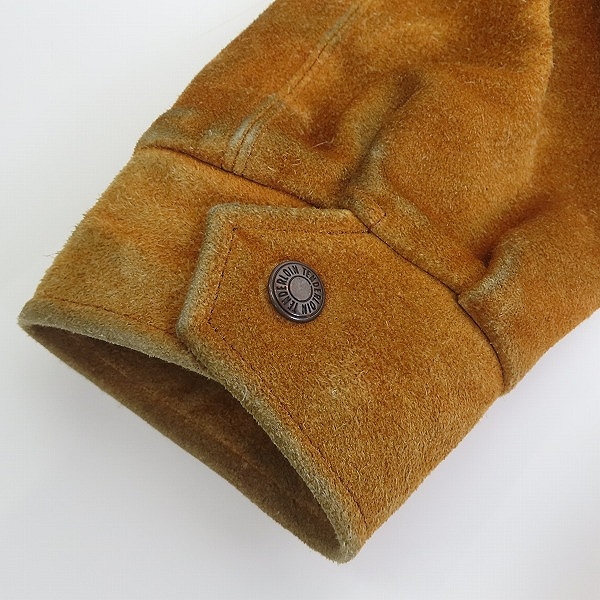実際に弊社で買取させて頂いたTENDERLOIN/テンダーロイン SADDLE SUADE JKT サドルスエードジャケット /XSの画像 7枚目