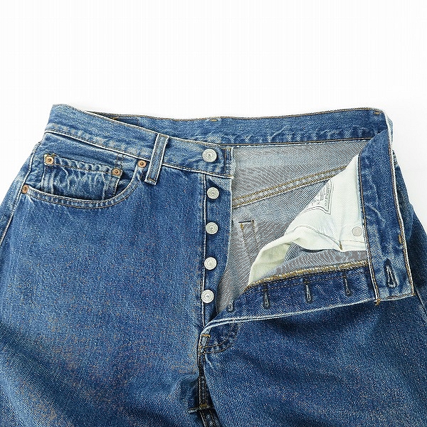 実際に弊社で買取させて頂いたLevi's/リーバイス 501 BIG E 復刻 バレンシア工場 刻印555 デニムパンツ W32L38の画像 6枚目