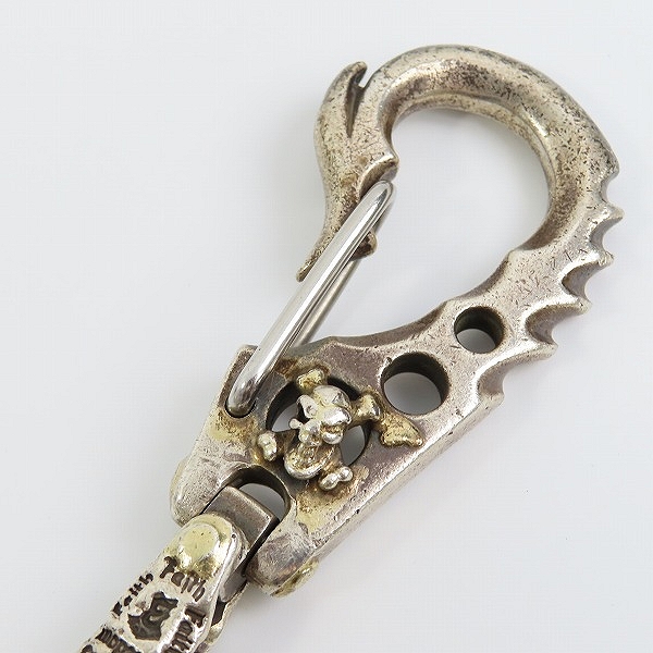 実際に弊社で買取させて頂いたBWL/ビルウォールレザー U-joint フィッシュフッククリップwスカル ゴールドサダーの画像 4枚目