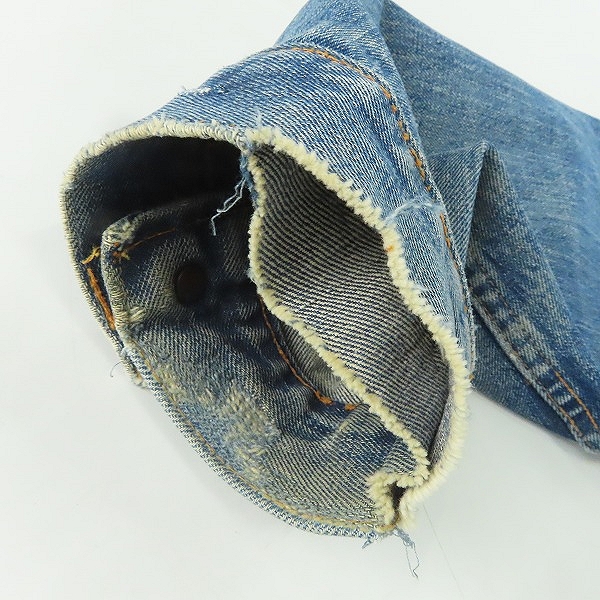 実際に弊社で買取させて頂いたLevi's/リーバイス 60s BIGE ビッグE 70505  デニムジャケットの画像 6枚目