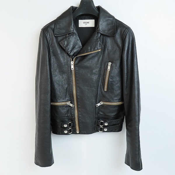 実際に弊社で買取させて頂いたCELINE by Hedi Slimane/セリーヌバイエディスリマン ライダースジャケット 2E467297D/44