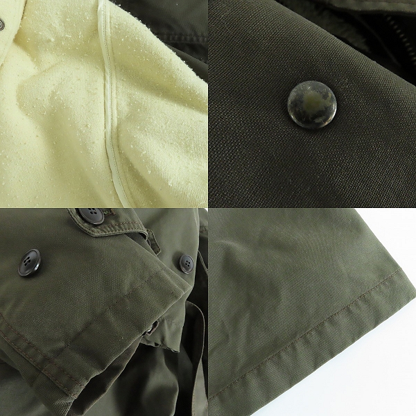 実際に弊社で買取させて頂いたMartin Margiela/マルタンマルジェラ 10 04AW モッズコート ボアライナー付き/48の画像 9枚目