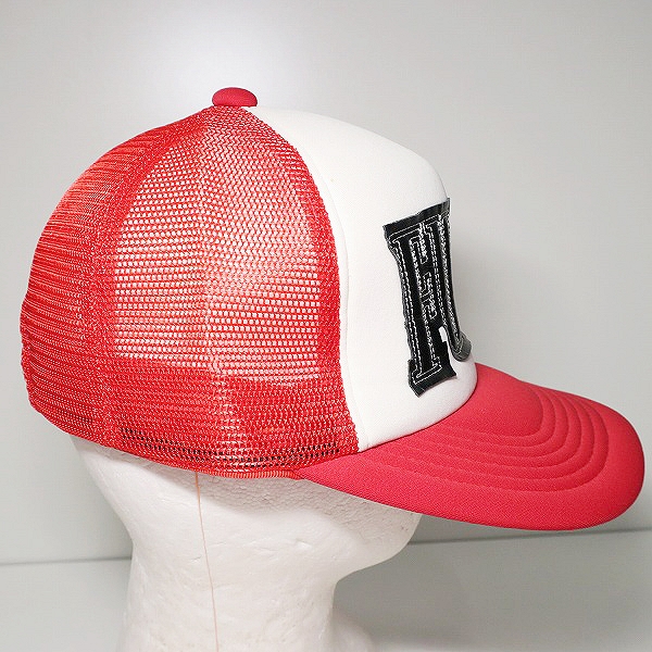 実際に弊社で買取させて頂いたNUMBER (N)INE/ナンバーナイン ガンズ期 FUCK メッシュキャップ レッド ONE SIZEの画像 4枚目