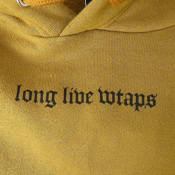 実際に弊社で買取させて頂いたWTAPS/ダブルタップス LONG LIVE HOODY/プルオーバーパーカー/01の画像 5枚目