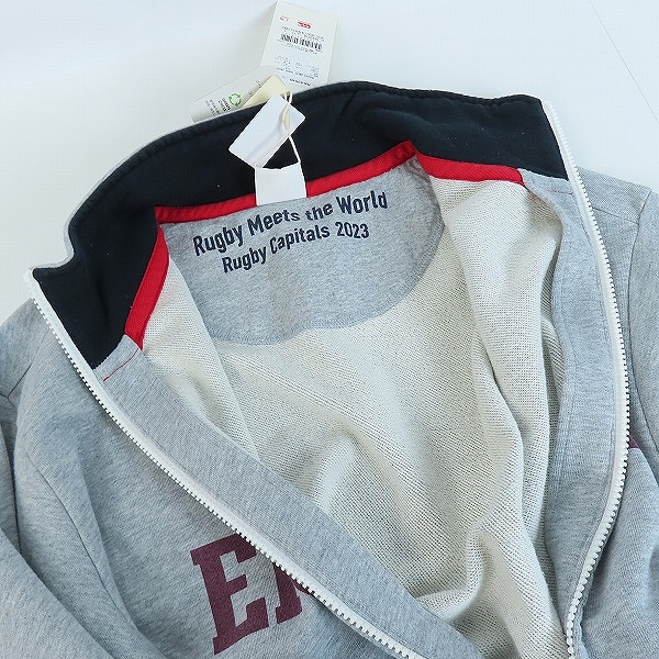 実際に弊社で買取させて頂いた【未使用】CANTERBURY/カンタベリー RUGGER SWEAT TRACK JACKETラガースウェットトラックジャケット RA43518/Lの画像 5枚目