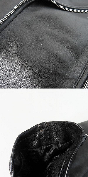 実際に弊社で買取させて頂いた【JPタグ】SAINT LAURENT PARIS/サンローランパリ 16SS ラムレザー ダブル ライダースジャケット L01O 397290 Y5YA1/42の画像 9枚目